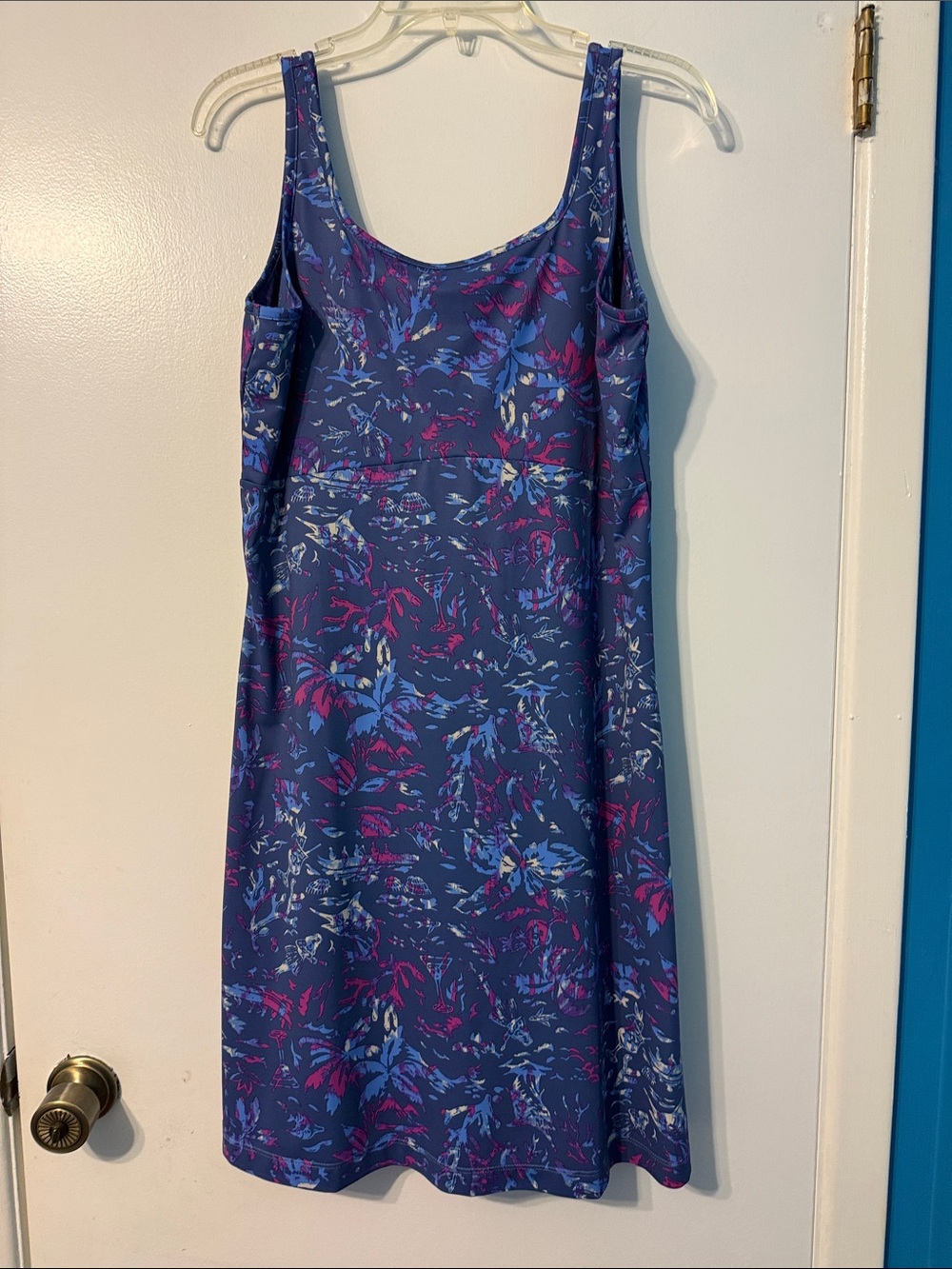 Columbia Performance Fishing Gear Floral Scoop-Neck Women's Dress